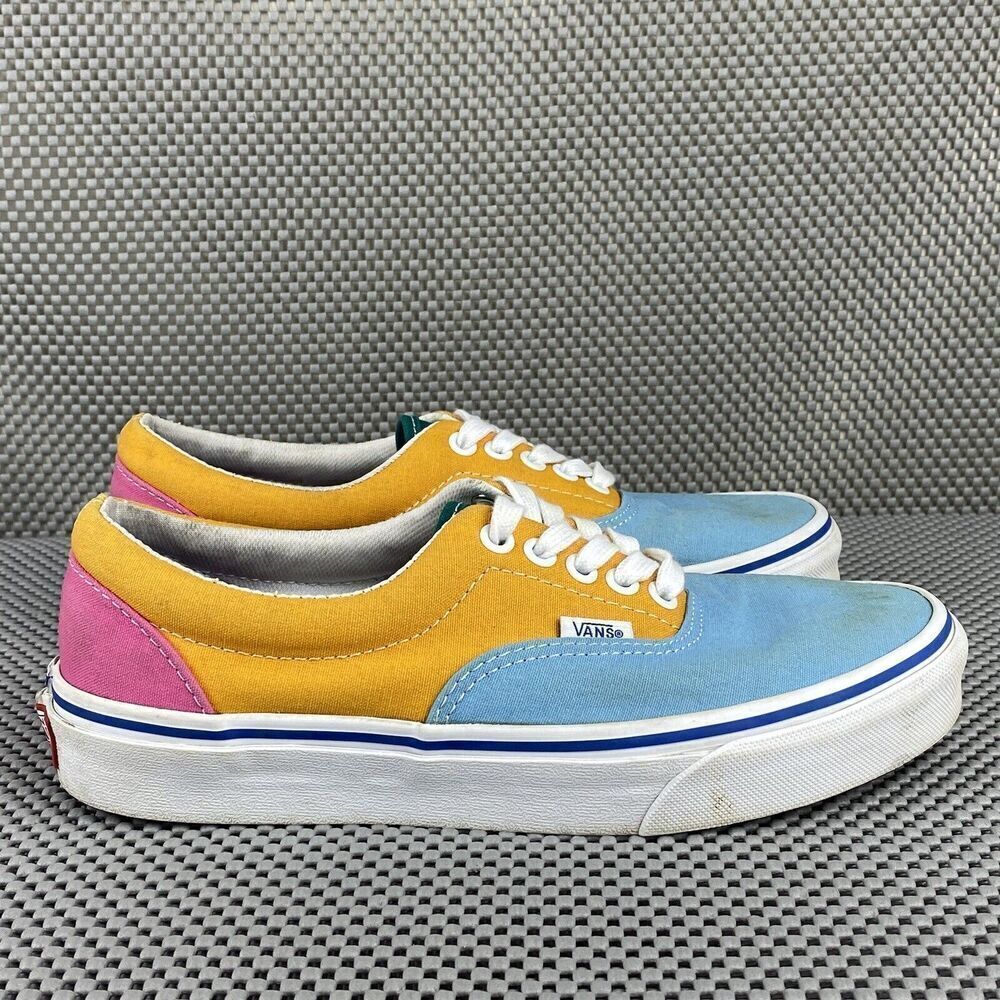 Vans Sneakers Adult Womens 8 Mens 6.5 Block Patch Color Low Top Lace Up